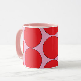 "FRAMBOZEN-CREME" POP-ART 330 ML KOFFIE MOK
