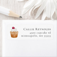 Frambozen Cupcake Retouradres