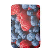 Frambozen en bosbessen badmat (Voorkant Verticaal)