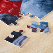 Frambozen en bosbessen legpuzzel (Zijkant)