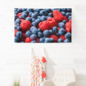 Frambozen en bosbessen spandoek (Insitu)