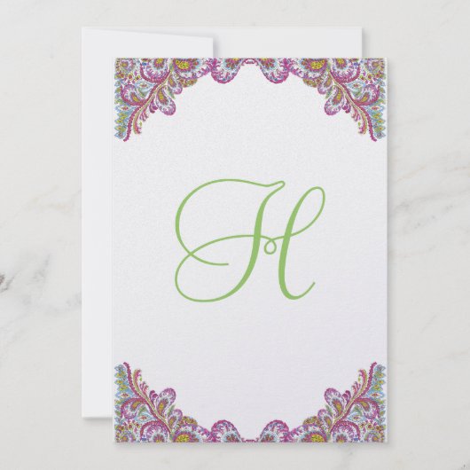 Frambozen en Limoen op uitnodiging van Ice Paisley (Voorkant)