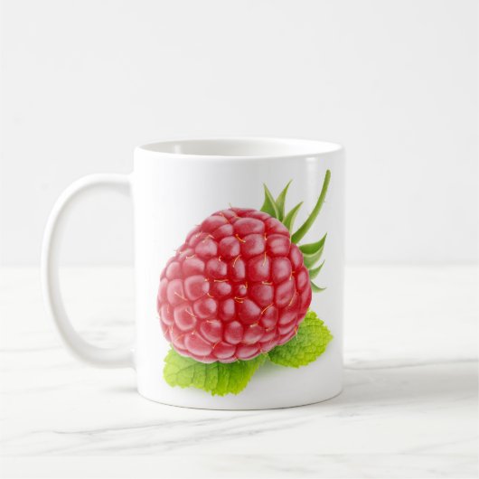 Frambozen en nertsen koffiemok (Links)