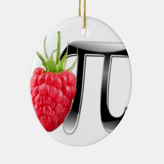 Frambozen en pi-symbool keramisch ornament (Rechts)