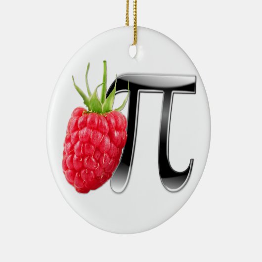 Frambozen en pi-symbool keramisch ornament (Rechts)