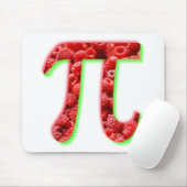 Frambozen en pi-symbool muismat (Met muis)