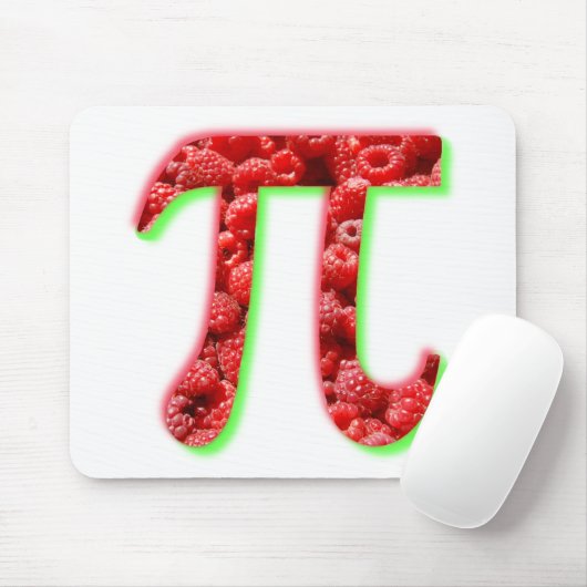 Frambozen en pi-symbool muismat (Met muis)
