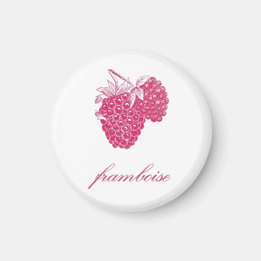 Frambozen (Framboise) magneet (Voorkant)