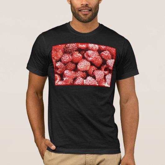 "Frambozen fruit" koetfoto. Bestel nu T-shirt (Voorkant)
