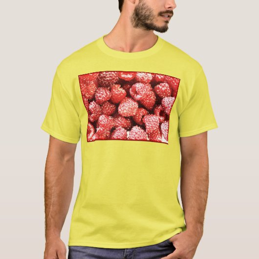 "Frambozen fruit" koetfoto. Bestel nu T-shirt (Voorkant)