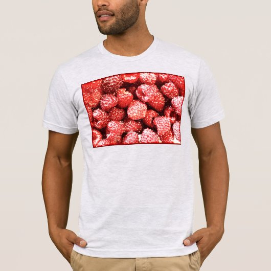 "Frambozen fruit" koetfoto. Bestel nu T-shirt (Voorkant)
