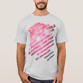 Frambozen Galaxy Burst T-shirt (Voorkant)