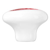 Frambozen Keramische Knop (Zijkant)