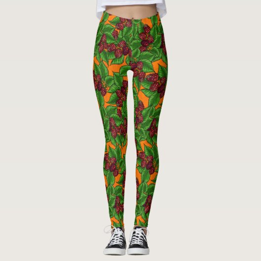 Frambozen Leggings (Voorkant)