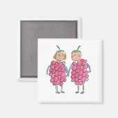 Frambozen Magneet (Voorkant / Achterkant)