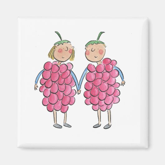 Frambozen Magneet (Voorkant)