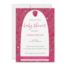 Frambozen met handbeschilderd Waterverf Patroon