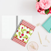 Frambozen op Red Gingham Bullet Journal Notitieboek
