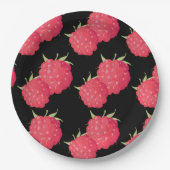 frambozen papieren bordje (Voorkant)