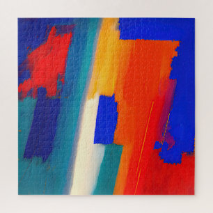 "Frambozen Rhapsodie" Abstracte Kunst Legpuzzel