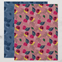 Frambozen scrapbookpapier