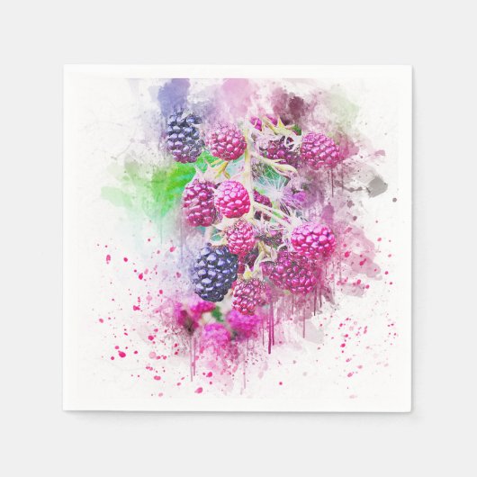 Frambozen Servet (Voorkant)