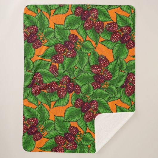 Frambozen Sherpa Deken (Voorkant)