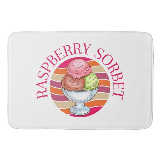 Frambozen Sorbet Badmat (Voorkant)