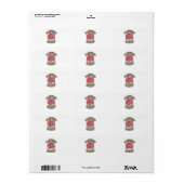 Frambozen Sorbet Etiket (Full Sheet)