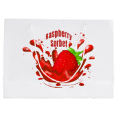 Frambozen Sorbet Groot Cadeauzakje (Achterkant)