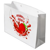 Frambozen Sorbet Groot Cadeauzakje (Achterkant Gekanteld)
