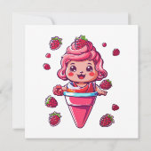 Frambozen sorbet Kawaii (Achterkant)