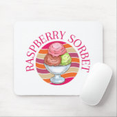 Frambozen Sorbet Muismat (Met muis)