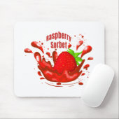 Frambozen Sorbet Muismat (Met muis)