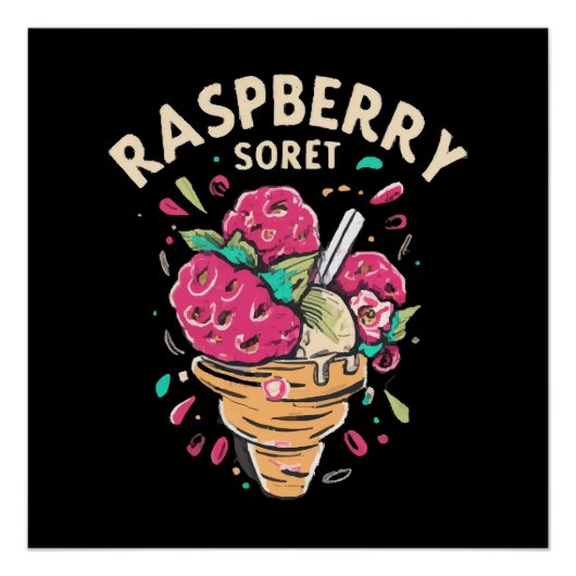 Frambozen Sorbet Perfect Poster (Voorkant)