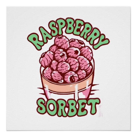 Frambozen Sorbet Perfect Poster (Voorkant)