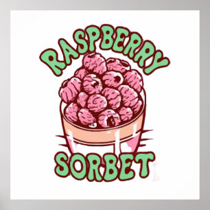 Frambozen Sorbet Poster