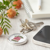 Frambozen Sorbet Sleutelhanger (Zijkant)