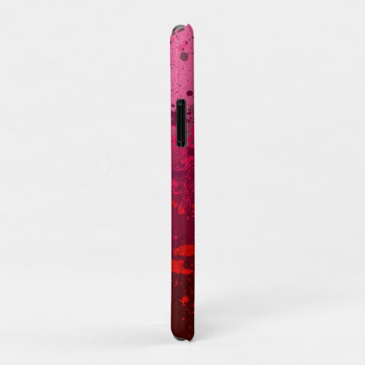 Frambozen stuiflawine: Abstracte spat kunst Case-Mate iPhone Case (Achterkant/rechts)