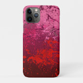 Frambozen stuiflawine: Abstracte spat kunst Case-Mate iPhone Case (Achterkant)