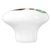 Frambozen taart keramische knop (Zijkant)