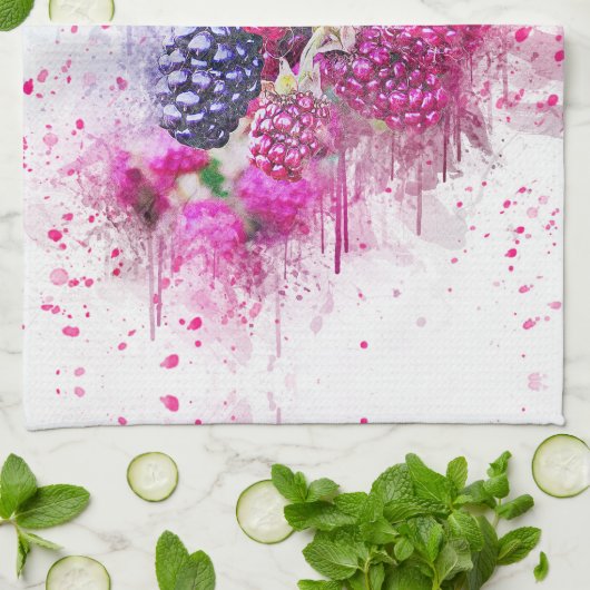 Frambozen Theedoek (Gevouwen)