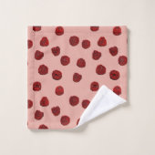 Frambozen, vers bad handdoek (Wasdoekje)