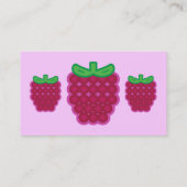 Frambozen Visitekaartjes (Achterkant)
