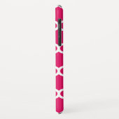 Frambozen WhMarokkaans #5 Navy 3 Initiaal Monogram Case-Mate iPhone Case (Achterkant/links)