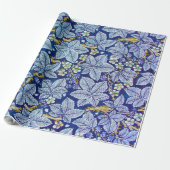 Frambozenboom, William Morris Wrapping Paper Cadeaupapier (Uitgerold)