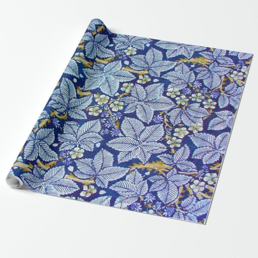 Frambozenboom, William Morris Wrapping Paper Cadeaupapier (Uitgerold)