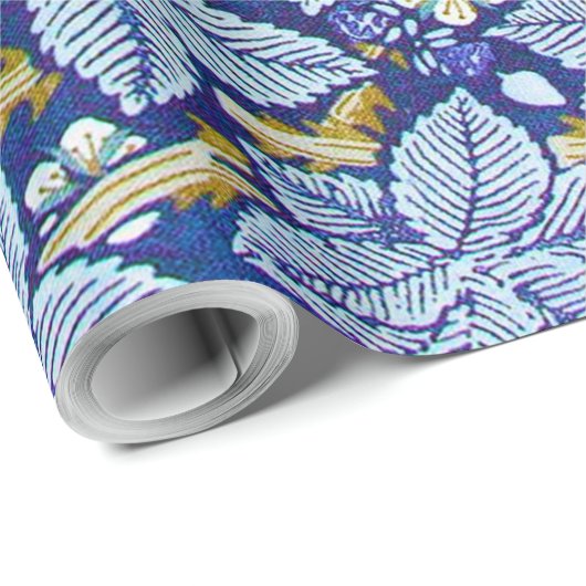 Frambozenboom, William Morris Wrapping Paper Cadeaupapier (Rol Hoek)
