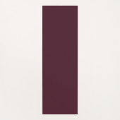 Frambozenbordeaux | massieve bordeaux yogamat (Voorkant)