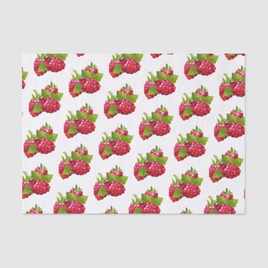Frambozenconserven Tissuepapier (Voorkant)